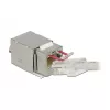 Keystone-moodul DELOCK 86404 — RJ-45 hõbedane, 38.5×22.3×17.3 mm