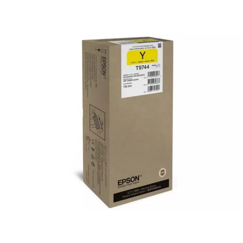 Ink Supply Unit Epson WorkForce Pro WF-C869R kollane, originaal C13T97440N, kõrge mahutavusega kuni 10 000 lehekülge