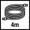 Voolik Einhell 41.394.10 4 m 8 bar Punane