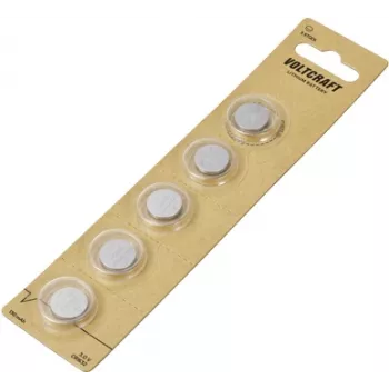 Voltcraft nööpelement CR 1632 3 V 5 tk 130 mAh liitium VC-11888235 (VC-11888235)