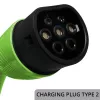 Elektriauto laadija QOLTEC Mobile EV 2in1 Type2 11 kW 400 V Wi‑Fi TUYA SMART LIFE LCD kaasaskantav seinalaadija 5 m kaabel