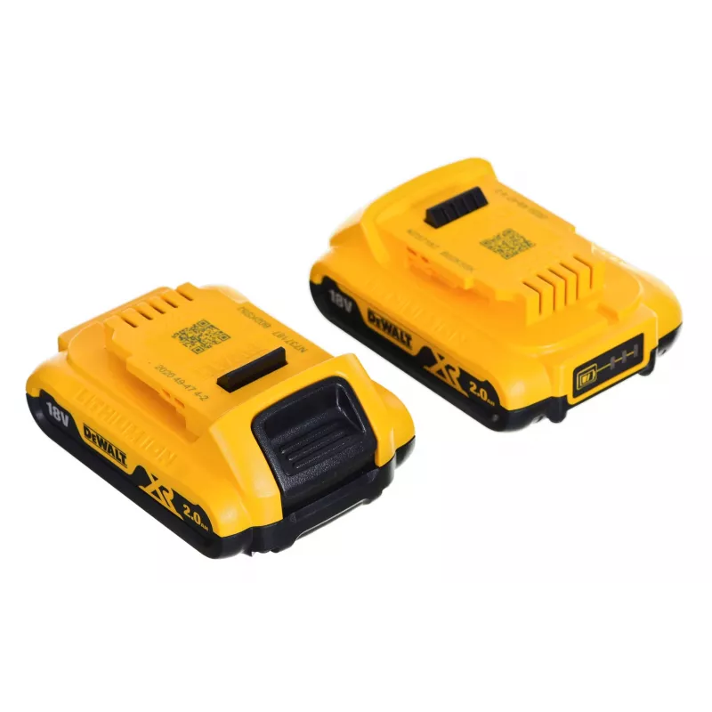 Dewalt DCD709D2T löökmutterkeeraja koos aku ja laadijaga