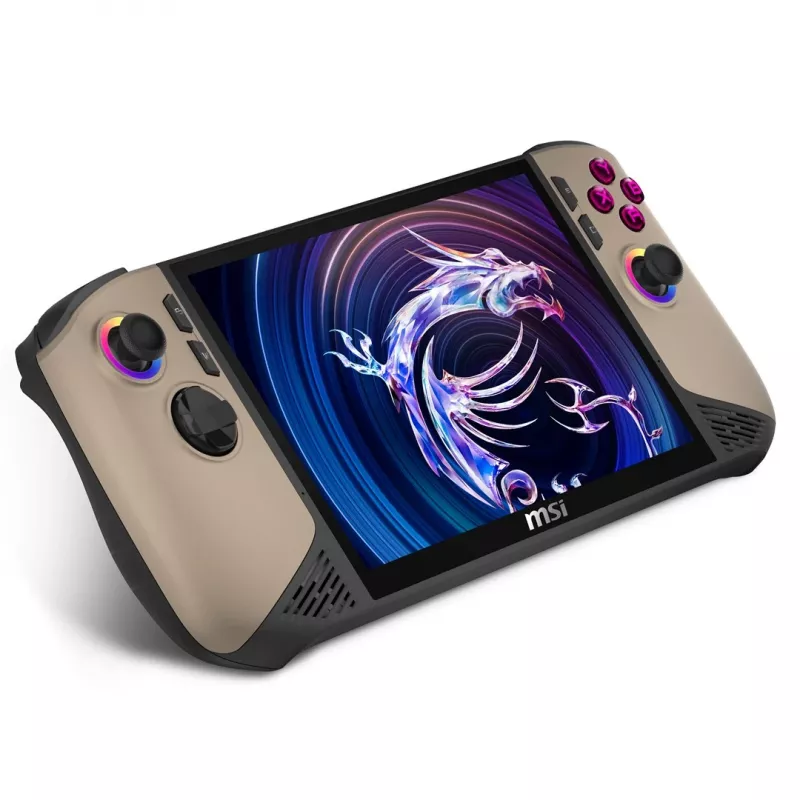 MSI Claw 8 AI+ A2VM-037PL kaasaskantav mängukonsool 20.3 cm (8) 1 TB puuteekraan Wi‑Fi beež