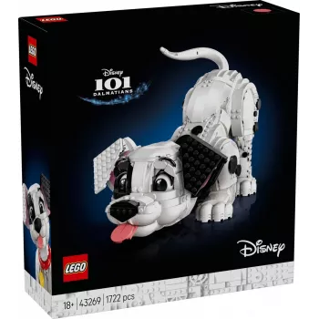 LEGO Disney 43269 101 dalmaatsia kutsika kogumiskomplekt — 1722 detaili, 220 mm kõrge, vanusele 18+