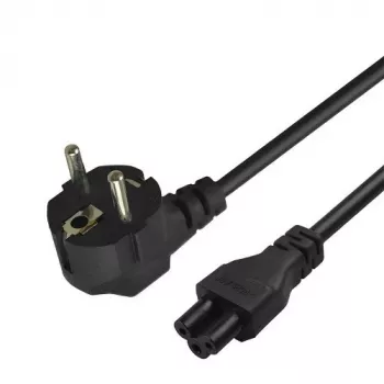 Toitekaabel Savio Strom IEC 60320 C5 CEE 7/7 3m Must C5 Ühendus Tüüp C