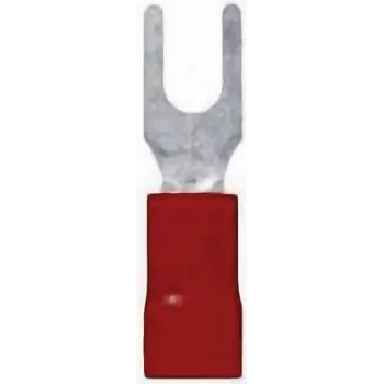 LappKabel Fork Cable Lug 0.5 mm² 1.5 mm² Hole Diameter=4.3 mm Partially Insulated Red 63105050 100 tk (63105050)
