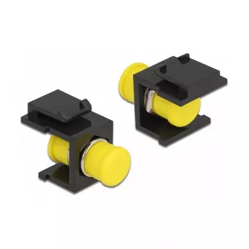 Keystone-moodul DELOCK 86851, lame FC-pistik, must, 16,5×24×21,8 mm
