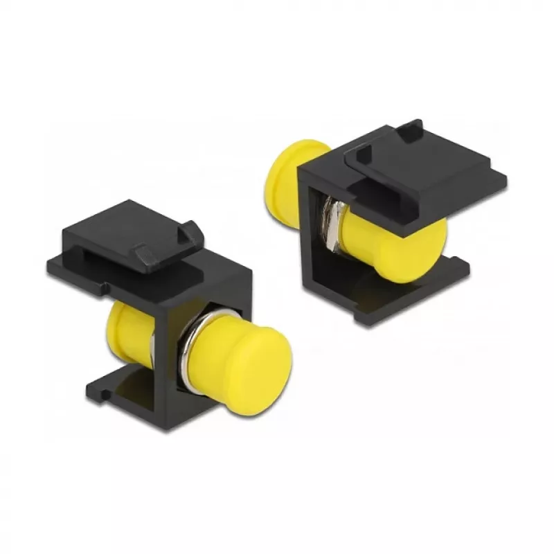 Keystone-moodul DELOCK 86851, lame FC-pistik, must, 16,5×24×21,8 mm