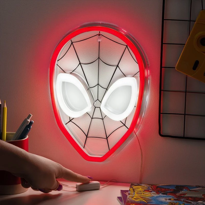 Paladone Spiderman seinale kinnitatav LED neoonvalgus