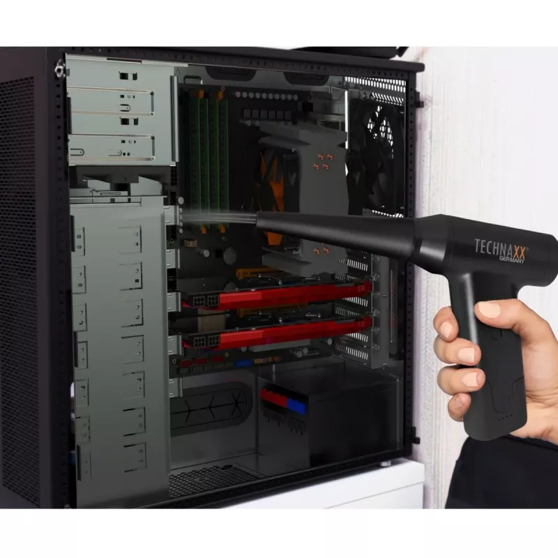 Ventilaator Technaxx TX-293 160 W Must ABS 130000 RPM USB