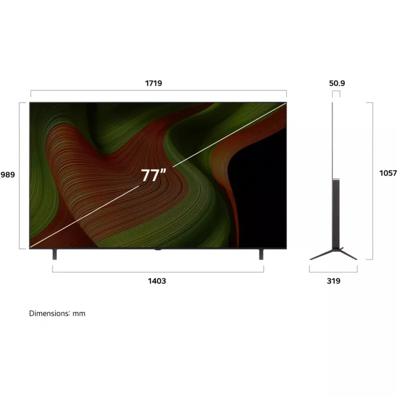 Televiisor LG OLED77B59LA 77-tolline OLED 4K