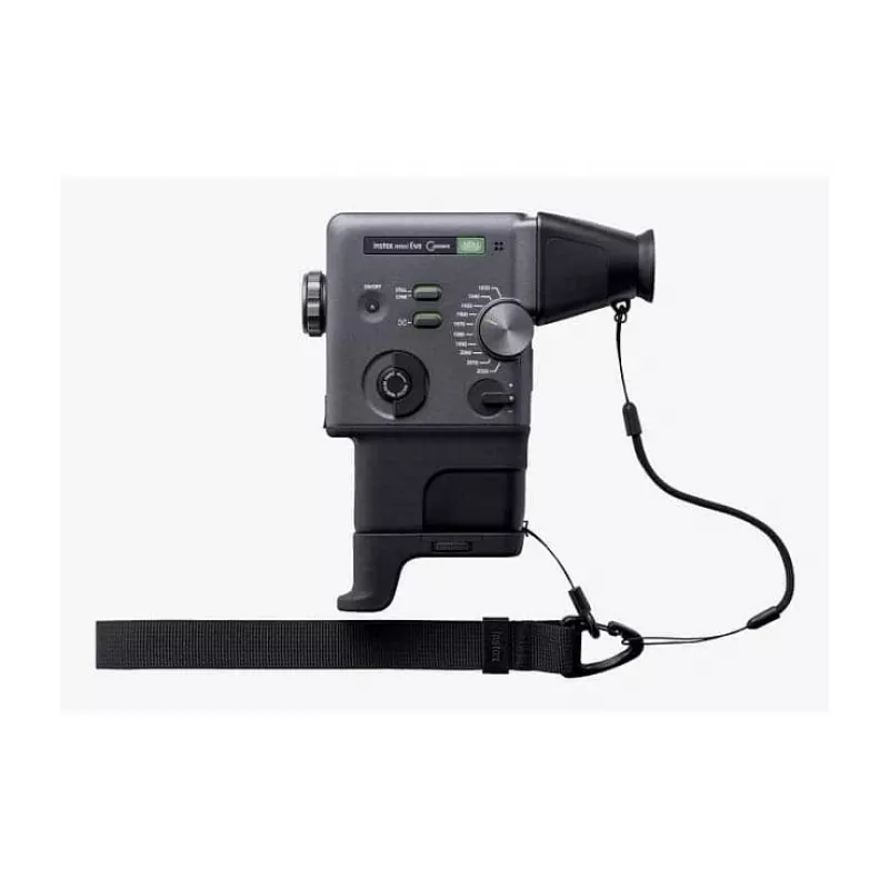 Kohene prindikaamera Fujifilm Instax mini evo Cinema — 1/5-tolline CMOS 2560×1920, pilt 62×46 mm, sisseehitatud välk, must