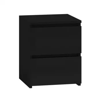 Öökapi pealmine e-pood M2 CZERŃ, 2 sahtlit, must, 300×300×400 mm