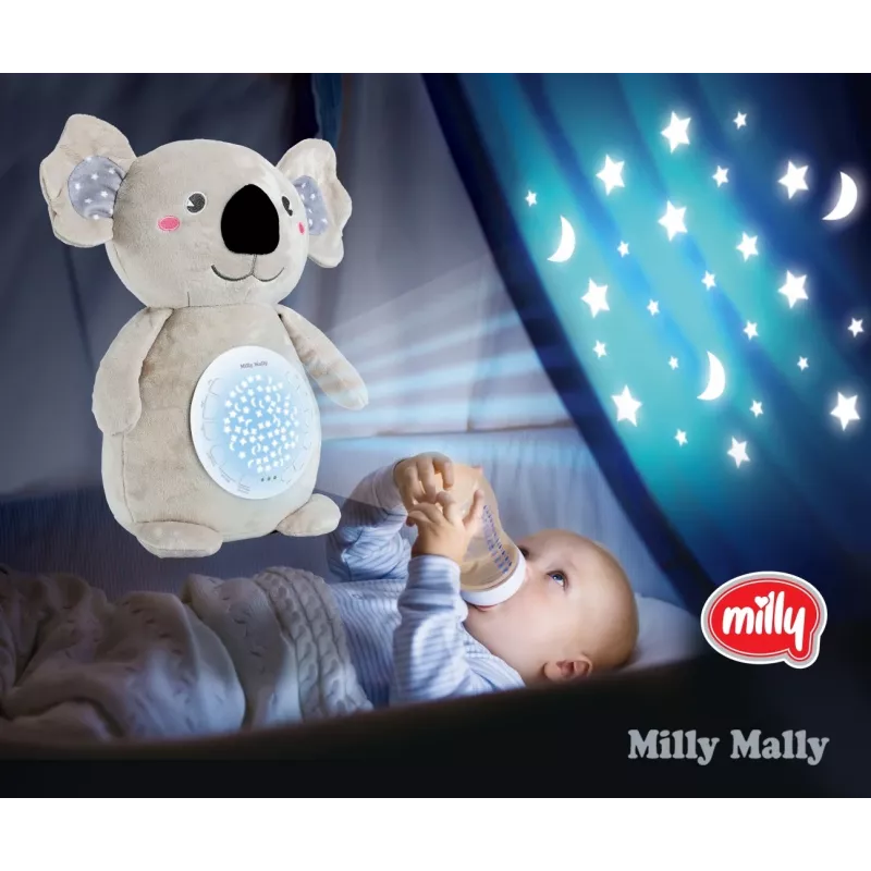 Pehme projektormänguasi Milly Mally Koala projektor pehme mänguasi mudel 5661