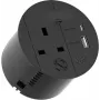 Bachmanni pistikupesa LOOP IN CHARGE UK 1xUSB 22W — võrgulaadija USB-väljundiga