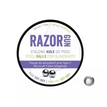 RazorGun 7 mm kada kuulid 100 tk (337-003)