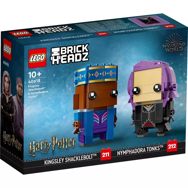 Lego Brickheadz Harry Potter 40618 Kingsley Shacklebolt ja Nimfadora Tonks
