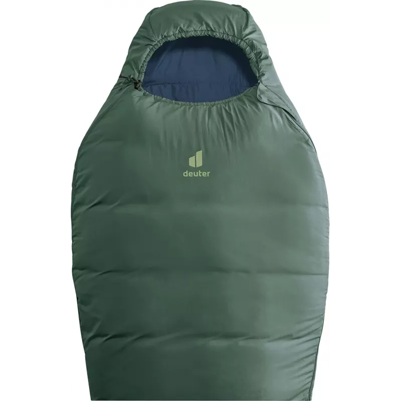 Muumiakujuline magamiskott DEUTER Orbit SL +5°C / 41°F — 750 mm laius, 480 mm sügavus, Ripstop PES, roheline