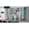 Cama komplekt of two shelves 125cm SOHO valge matt