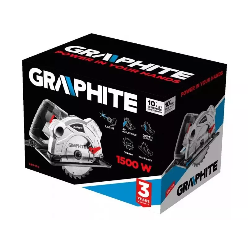 Ringsaag 1500W Graphite ringsae tera 185 mm