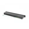 Patch-paneel 1U LANBERG PPS5-1024-B — 24-port RJ-45 Cat5, metallist, must, riiulile paigaldatav
