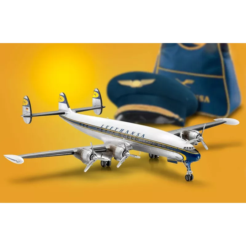 Plastmudeli komplekt REVELL Lockheed L.1049G Super Constellation Lufthansa värvitoonis