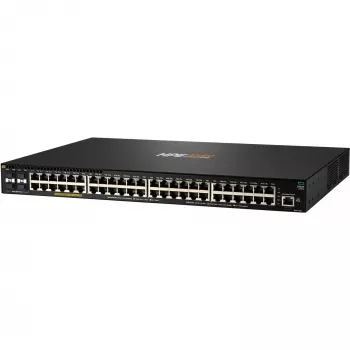 HPE - Aruba Series - lüliti - 2930F 48G PoE+ 4SFP - L3 - hallatav - 48 x 10/100/1000 (PoE+) + 4 x Gigabit SFP (üleslink) raamile paigaldatav PoE+ (740 W)