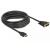 Video kaabliadapter DeLOCK 85656 5 m HDMI Type A DVI Must