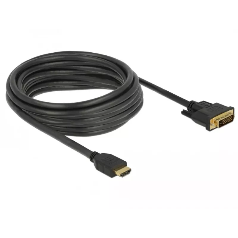 Video kaabliadapter DeLOCK 85656 5 m HDMI Type A DVI Must