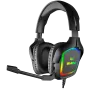 Mängukõrvaklapid mikrofoniga AP-U750MV, must (USB, RGB)