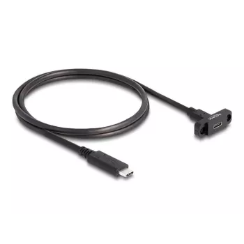 DeLOCK SuperSpeed USB 10 Gbps kaabel USB USB-C isane emasele 1 m must