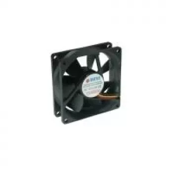 TITAN TFD-8025M12B 80mm korpusventilaator - must