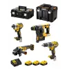 DeWalt DCK422P3T-QW tööriistakomplekt juhtmeta kombineeritud 18V 5Ah (3 akut), puur/kruvikeeraja DCD796, löökpuur, 4 cm puit, 1,3 cm teras