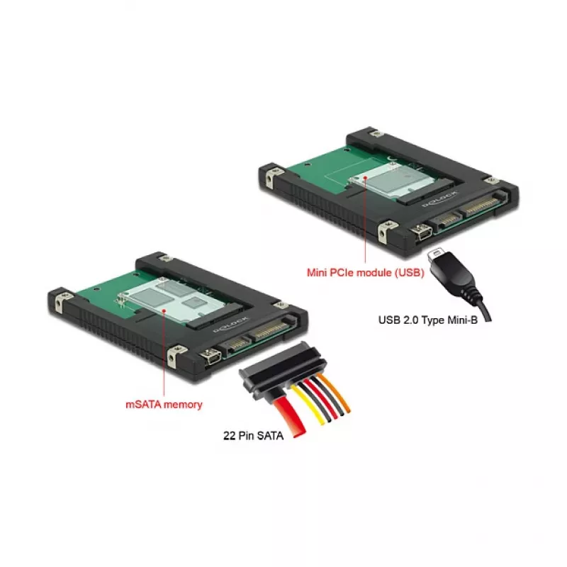 Sisemine SATA USB 2.0 adapter DeLOCK 62853