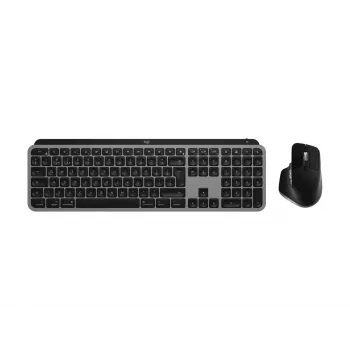 Logitech MX Keys S Combo for Mac, juhtmevaba, DE-paigutusega klaviatuuri ja hiire komplekt, macOS-i jaoks optimeeritud nupud ja funktsioonid