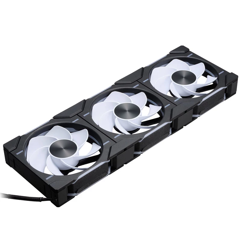 PHANTEKS D30-120 120mm ARGB korpuse ventilaatorid, must, 3-pack