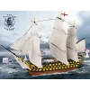 Ehituskomplekt Cobi HMS Victory — 2517 tükki, detailne ajalooline purjelaeva mudel