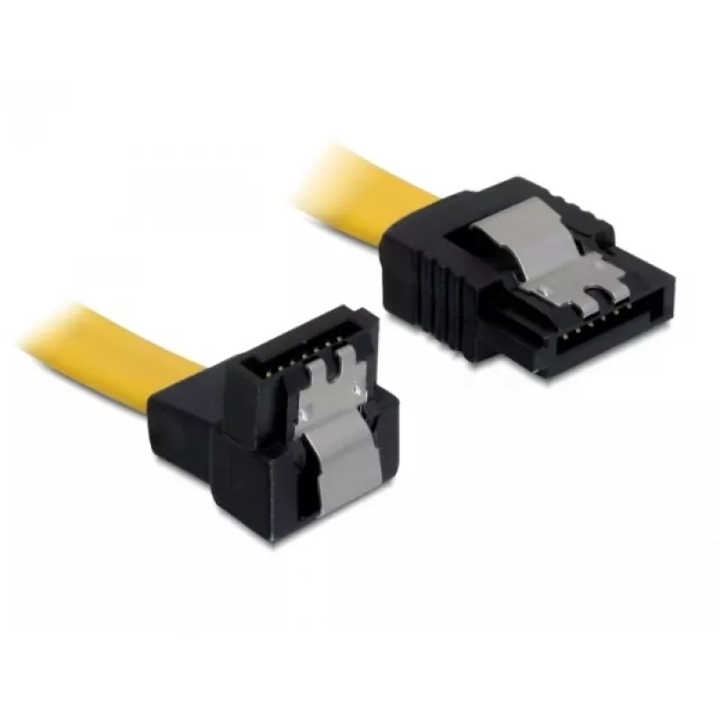 SATA-kaabel isane/isane DeLOCK 0,3 m kollane 82806