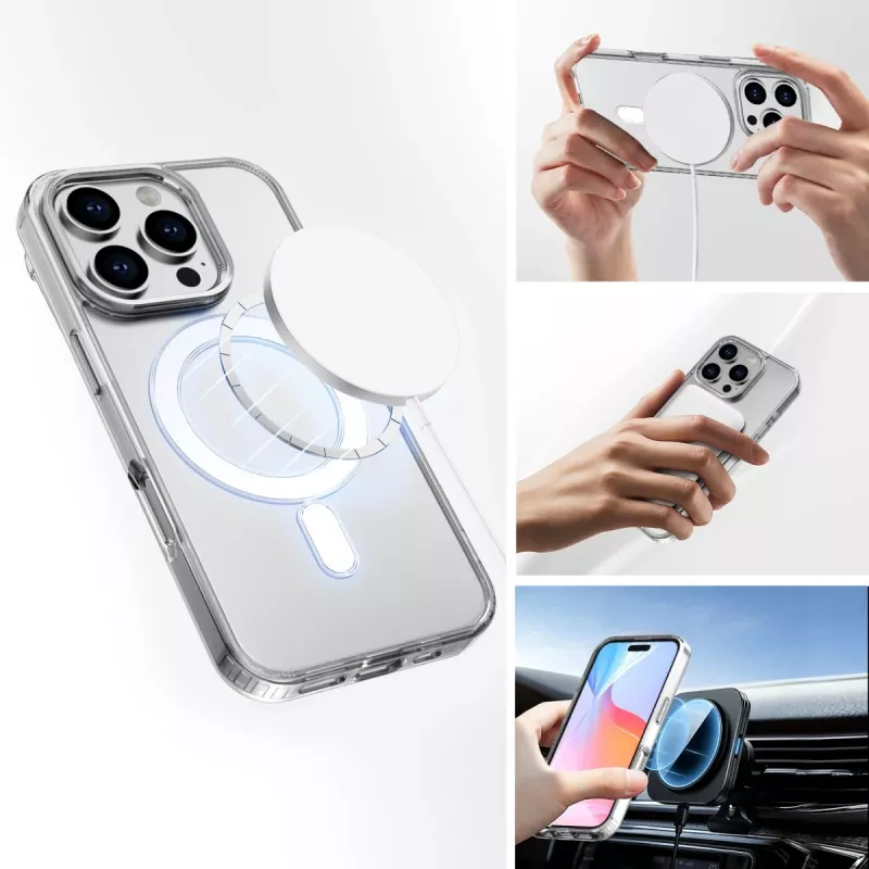 Siselaadija 4smarts 541178 Läbipaistev Valge Kiirlaadimine USB USB-C