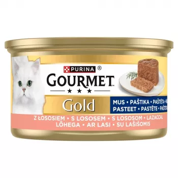 PURINA Gourmet Gold Mousse lõhega - märg kassitoit - 85g