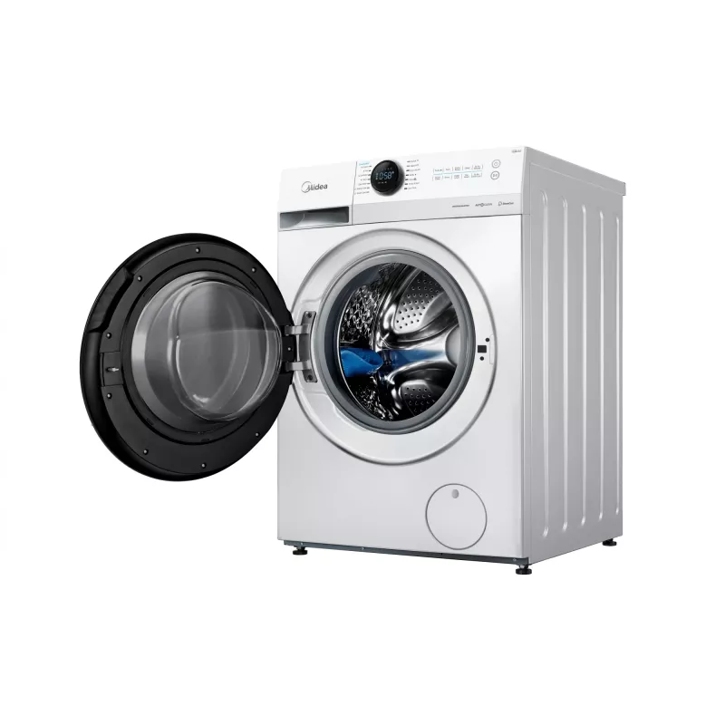 Pesumasin Midea MF200W80WB/W-HR, eestlaetav, 8 kg, 1400 p/min, LCD, aur, 60 cm lai
