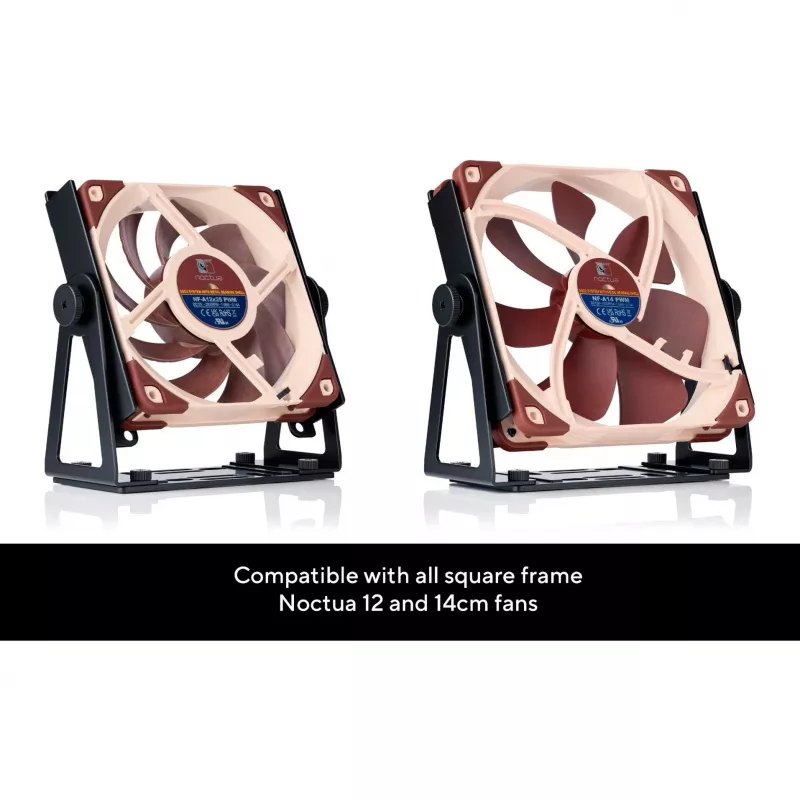 Noctua NV-FM1 universaalne pööratav ventilaatorikinnitus, must
