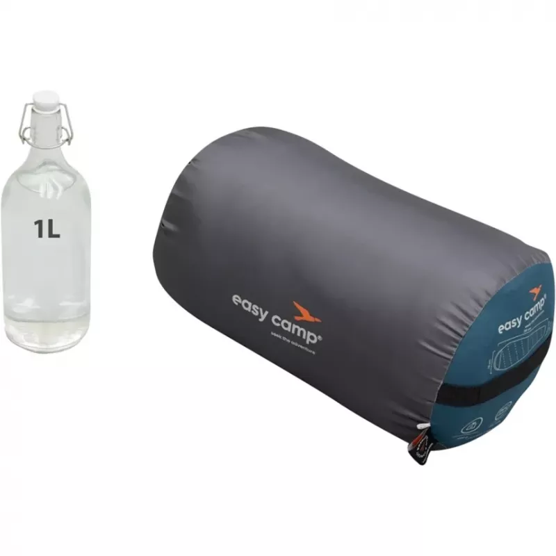 Magamiskott easy camp Raven I Mummy 5°C Petrol (mudel 2025)