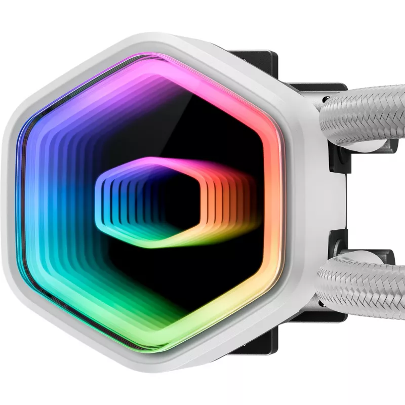 Vedel CPU jahuti Cooler Master MasterLiquid 240 Core II Valge — 240 mm, 2x 120 mm ventilaatorit (650–1750 RPM), pukslaager