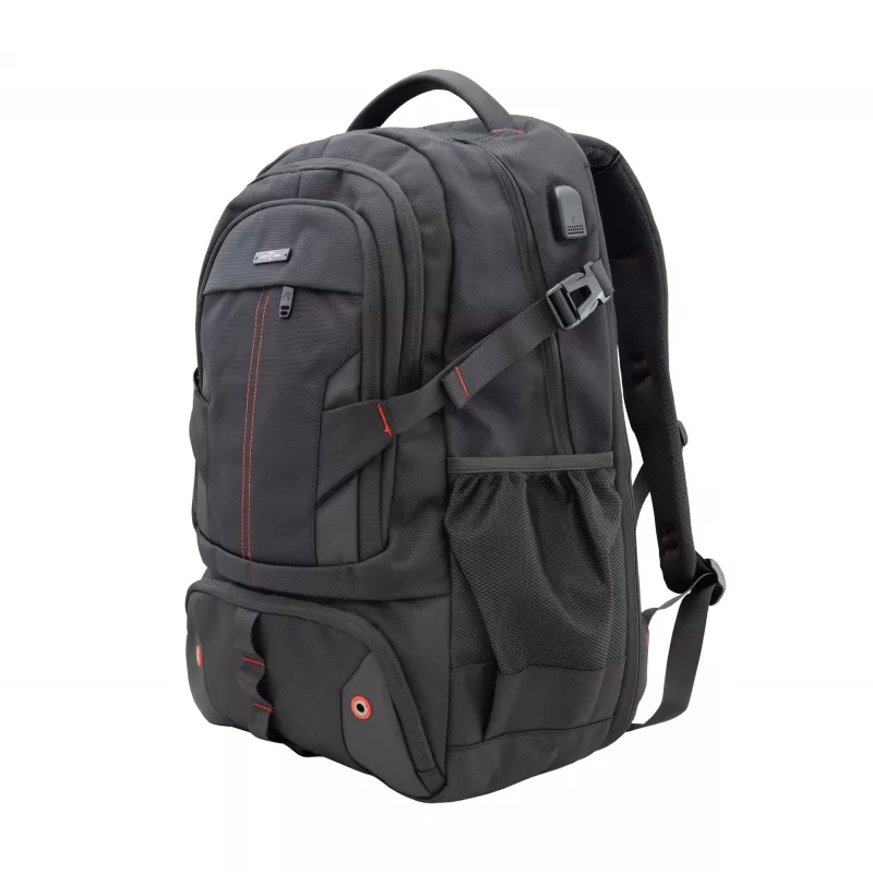 Seljakott White Shark VOYAGER GBP-012 — must, vastupidav veekindel disain