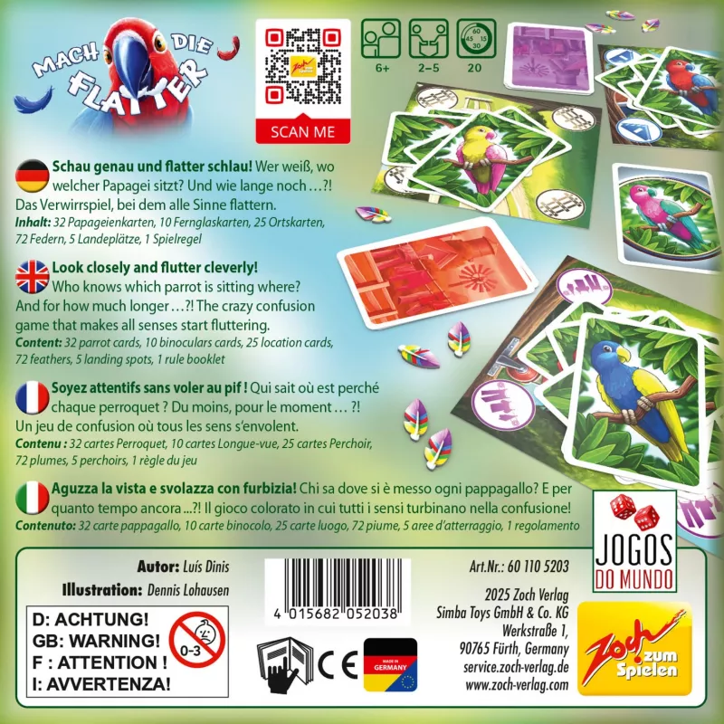 Mach die Flatter, lauamäng