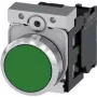Siemens 3SU1150-0AB40-1BA0 elektriline käitur Must, Roheline, Hõbedane