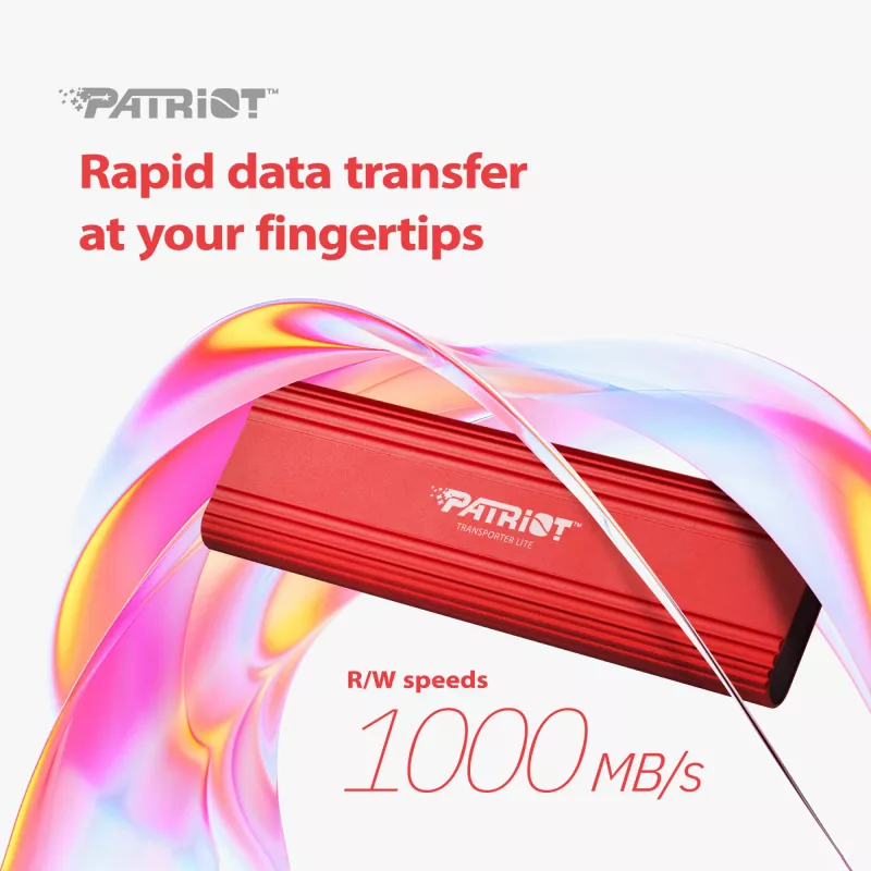 SSD-ketas 4TB Transporter Lite 1000/1000 MB/s USB-C