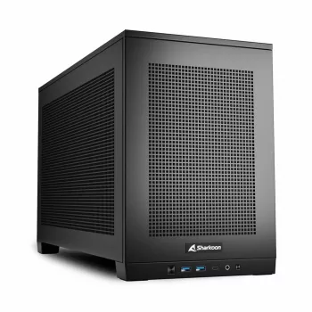 Sharkoon REBEL C20 RGB ITX arvutikorpus must