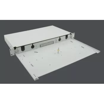 Rack-mount Breakout Box helos 1U fiiberoptika (LWL) jaoks 19 tolli hall